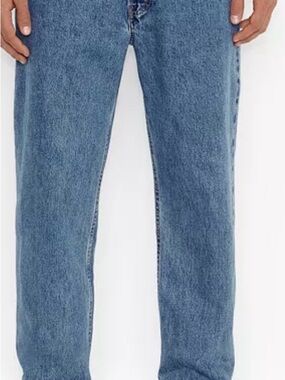 Levi's Mens 550 Relaxed Fit Jeans in Mid Blue Denim